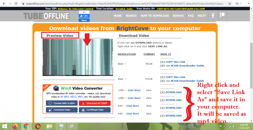 Downloading Brightcove Video