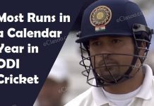 Most Runs in a Calendar Year in ODI Cricket