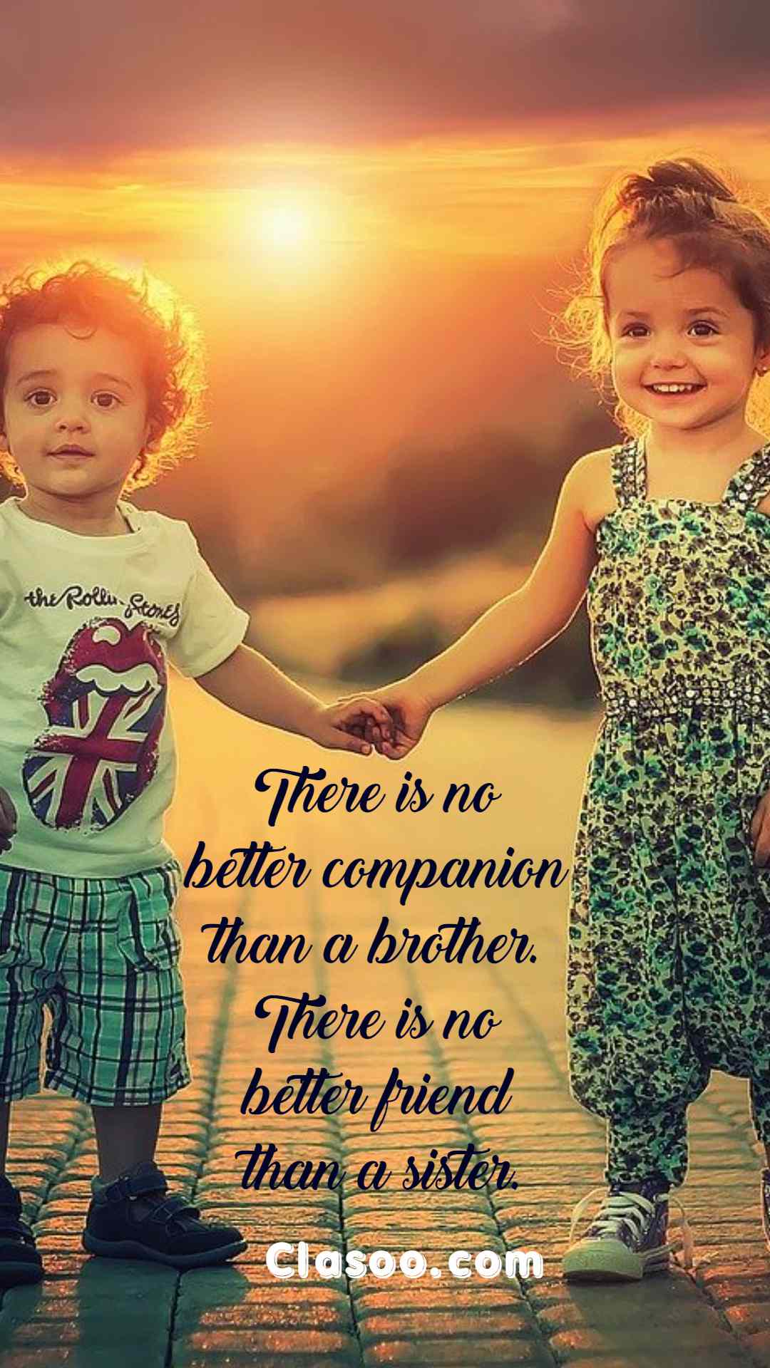 Brother and Sister Whatsapp Status Image 1