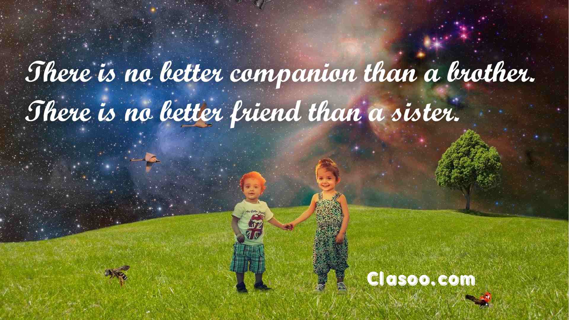Brother and Sister Whatsapp Status Image 6